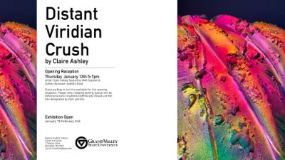 Distant Viridian Crush, Exhibition by Claire Ashley